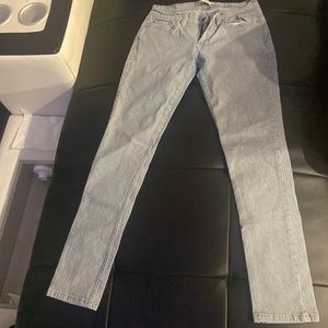 Pinstripe Blue Levis